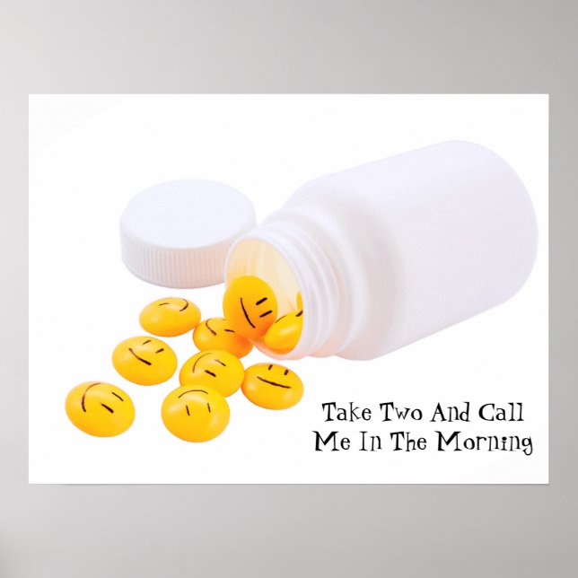 Poster Felicidade é um bom remédio (Frente)