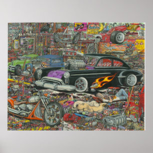 Pôster Felicidade não organizada