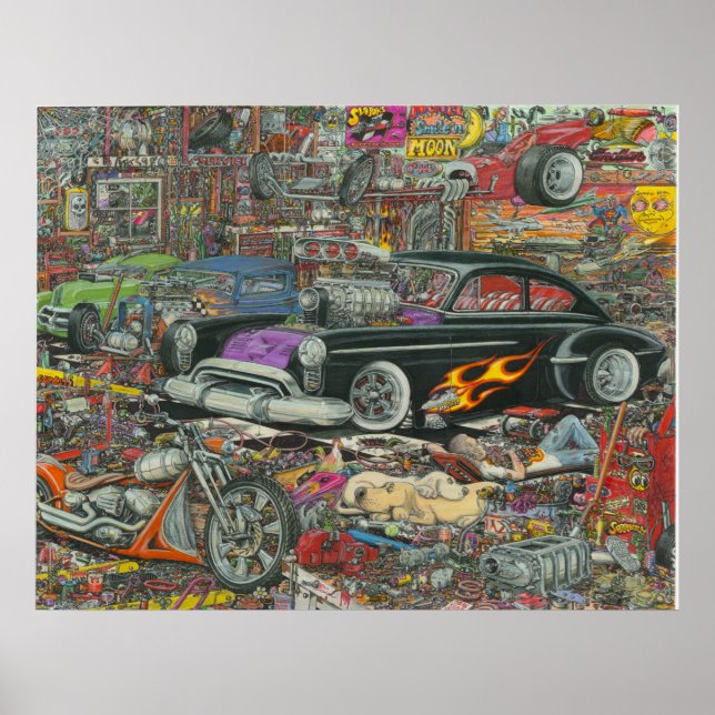 Pôster Felicidade não organizada (Frente)