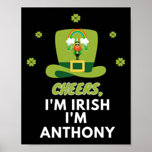 Poster Felicidades Sou Irlandês Sou Anthony