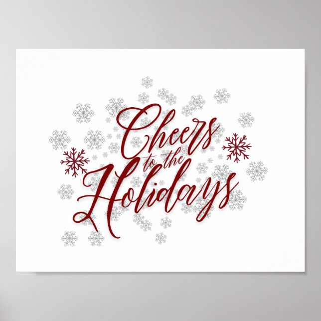 Poster Felicitações às Férias - Férias Elegantes (Frente)