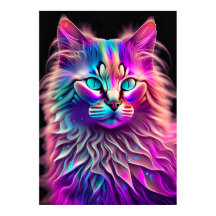 Feline Fractal Beauty 250