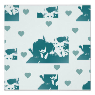 Pôster Feline Friends. Adorable Kitten Duo.