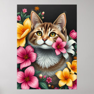 Poster Felino no Bloom de Cheio