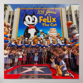 Poster Felix The Cat 105 Anos