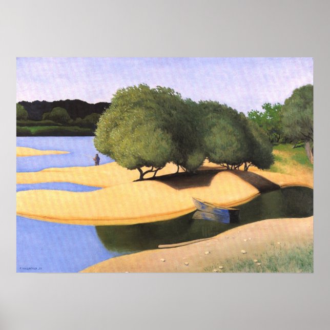 Pôster Félix Valloton - areias no bordo do Loire (Frente)