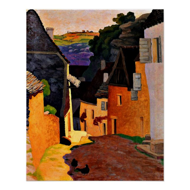 Pôster Felix Vallotton - Paisagem Rocamadour (Frente)