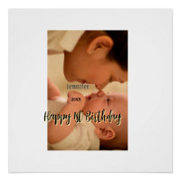 Feliz 1º aniversário crianças bebê mãe preto amare