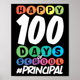Poster Feliz 100 Dias De Diretor Escolar