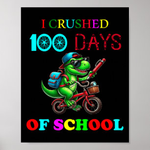 Poster Feliz 100 Dias De Professores Professores Crianças