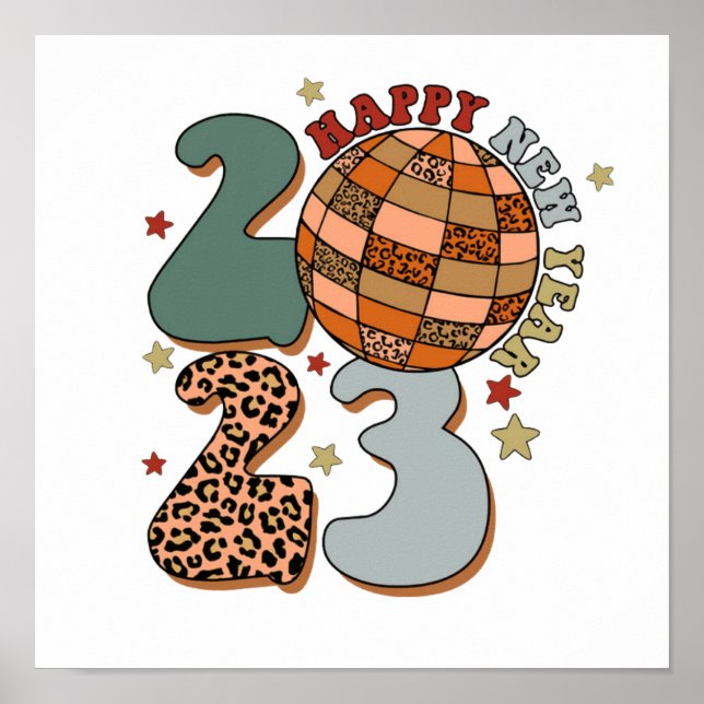 Poster Feliz 2023 | Ano Novo 2023 | FELIZ ANO NOVO (Frente)