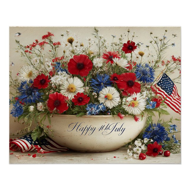 Pôster Feliz 4 de julho (Frente)