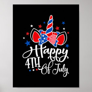Poster Feliz 4 de julho América celebrando a liberdade