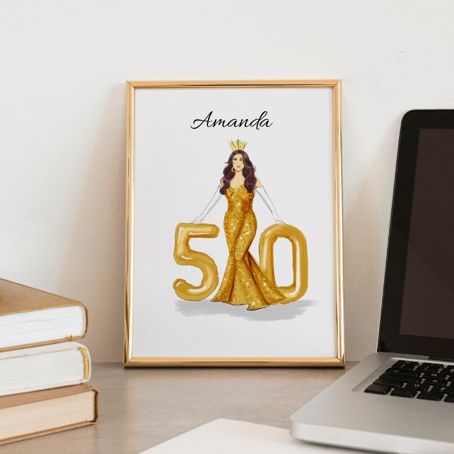 Poster feliz 50 anos (Criador carregado)