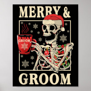 Poster Feliz & Esqueleto da Noiva de Groenlândia Nata