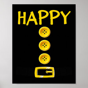 Poster Feliz anão das bruxas, cor de fantasia feliz