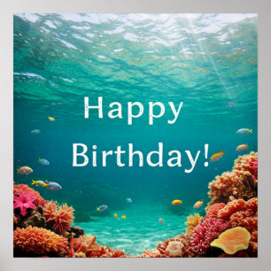 Poster Feliz aniversário!