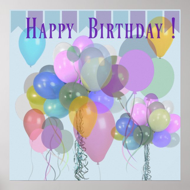 Poster Feliz aniversário (Frente)