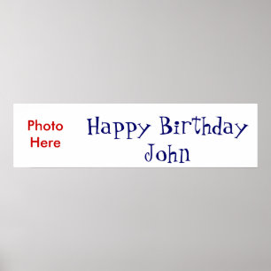 Poster Feliz aniversário