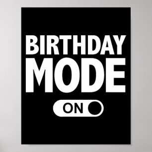 Poster Feliz aniversário 