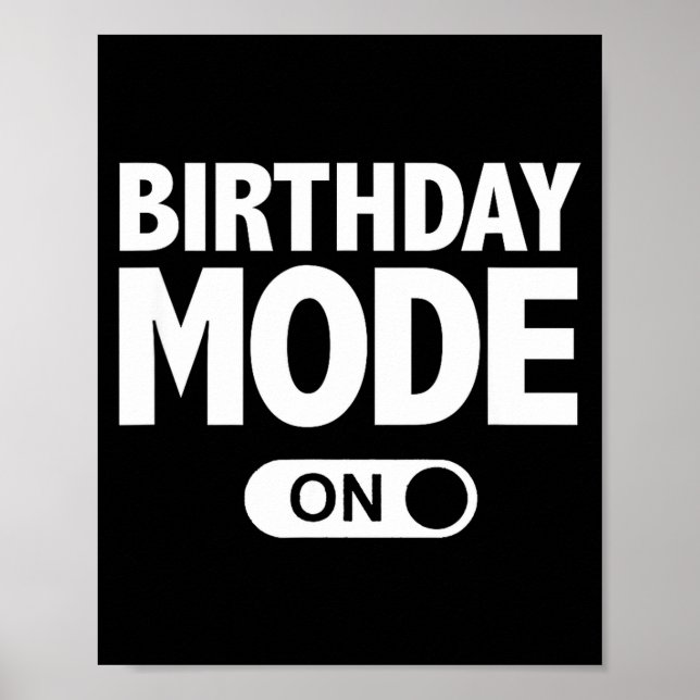 Poster Feliz aniversário  (Frente)