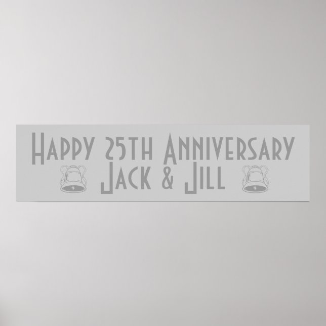 Pôster Feliz aniversário de 25 (Frente)