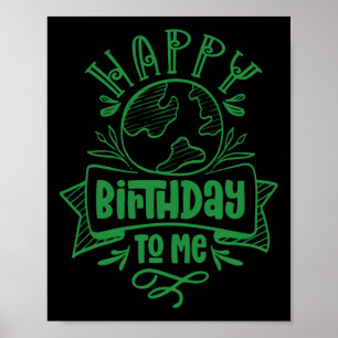 Poster Feliz Aniversário Para Mim Salvar A Conservação Do