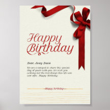 Feliz aniversário querida.