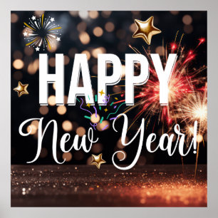 Poster Feliz ano novo