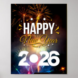 Poster Feliz ano novo