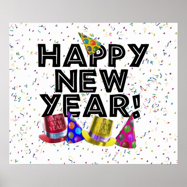 PÔSTER FELIZ ANO NOVO! (Frente)