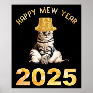 Poster Feliz Ano Novo 2025