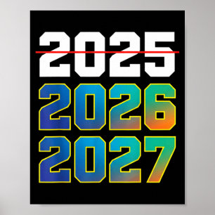 Poster Feliz Ano Novo 2026 Chegando Em Breve 2027 Engraça