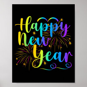 Poster Feliz Ano Novo 2026 Divertido Família Amigo Ano No