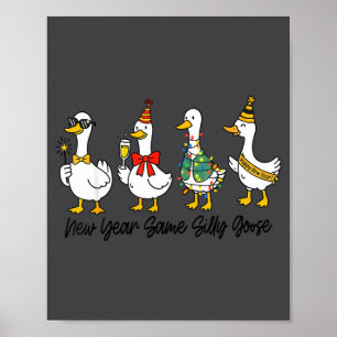 Poster Feliz Ano Novo Mesmo Ganso Bobo Feliz Ano Novo 202