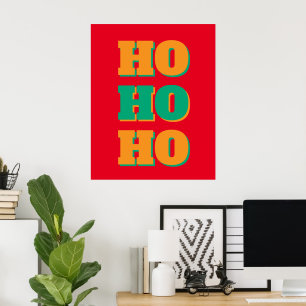 Poster Feliz Ano Novo Natal Alegre Temporada de Férias Ho