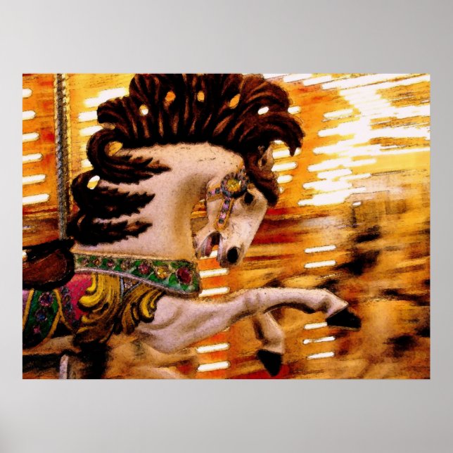 Pôster Feliz-Arredondar Cavalo (Frente)