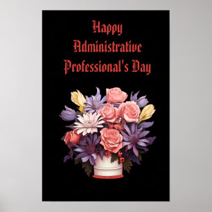 Poster Feliz Cartões de agradecimentos de profissionais a
