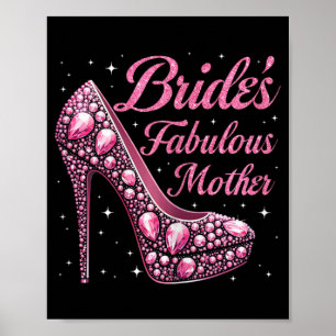 Poster Feliz casamento da noiva da mãe