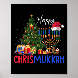 Poster Feliz Chrismukkah Feliz Natal Hanukkah 2