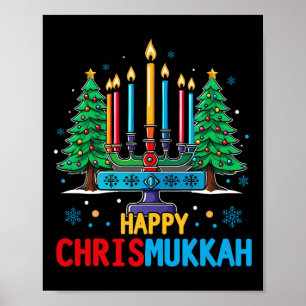 Poster Feliz Chrismukkah Feliz Natal Hanukkah 3