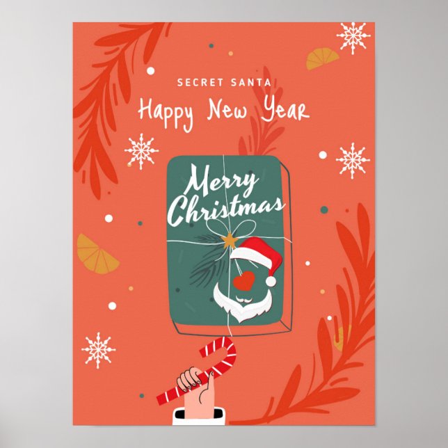 Poster Feliz de Natal (Frente)