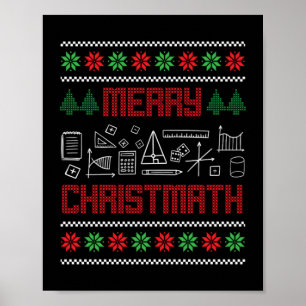 Poster Feliz de Natal Geeks de Nerd de Natal Presente par