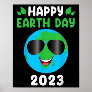 Poster Feliz Dia da Terra 2023 Crianças Engraçadas De Cam