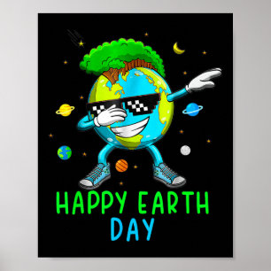 Poster Feliz Dia da Terra 2024 Crianças Engraçadas do Dia