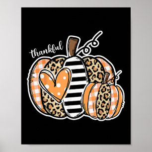 Poster Feliz Dia de Ação de Graças de Pumpkin 2024