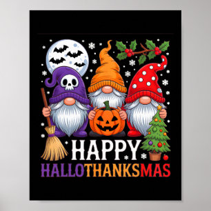 Poster Feliz Dia de Ação de Graças dos Gnomos de Hallotha
