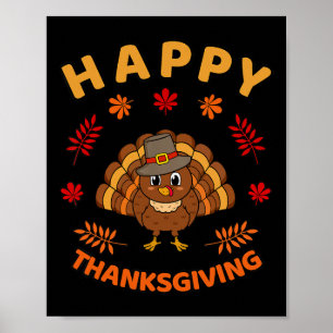 Poster Feliz Dia de Ação de Graças Feliz, Homens da Famíl