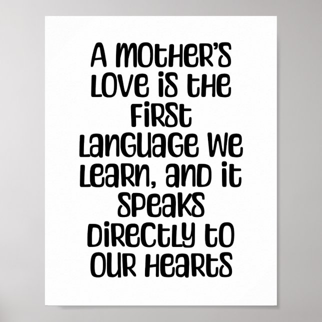 Poster Feliz dia de as mães (Frente)