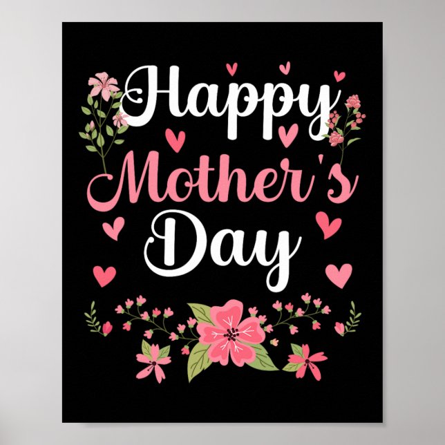 Poster Feliz Dia de as mães, Mamãe Frita, Mulher Frita Fo (Frente)